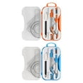 thumbnail image 1 of Math Geometry Compass Set Ruler Eraser Protractor for Engineering Drawing, 1 of 5