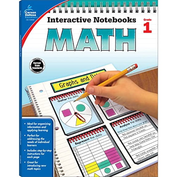 Pre-Owned Math, Grade 1 (Interactive Notebooks) Paperback
