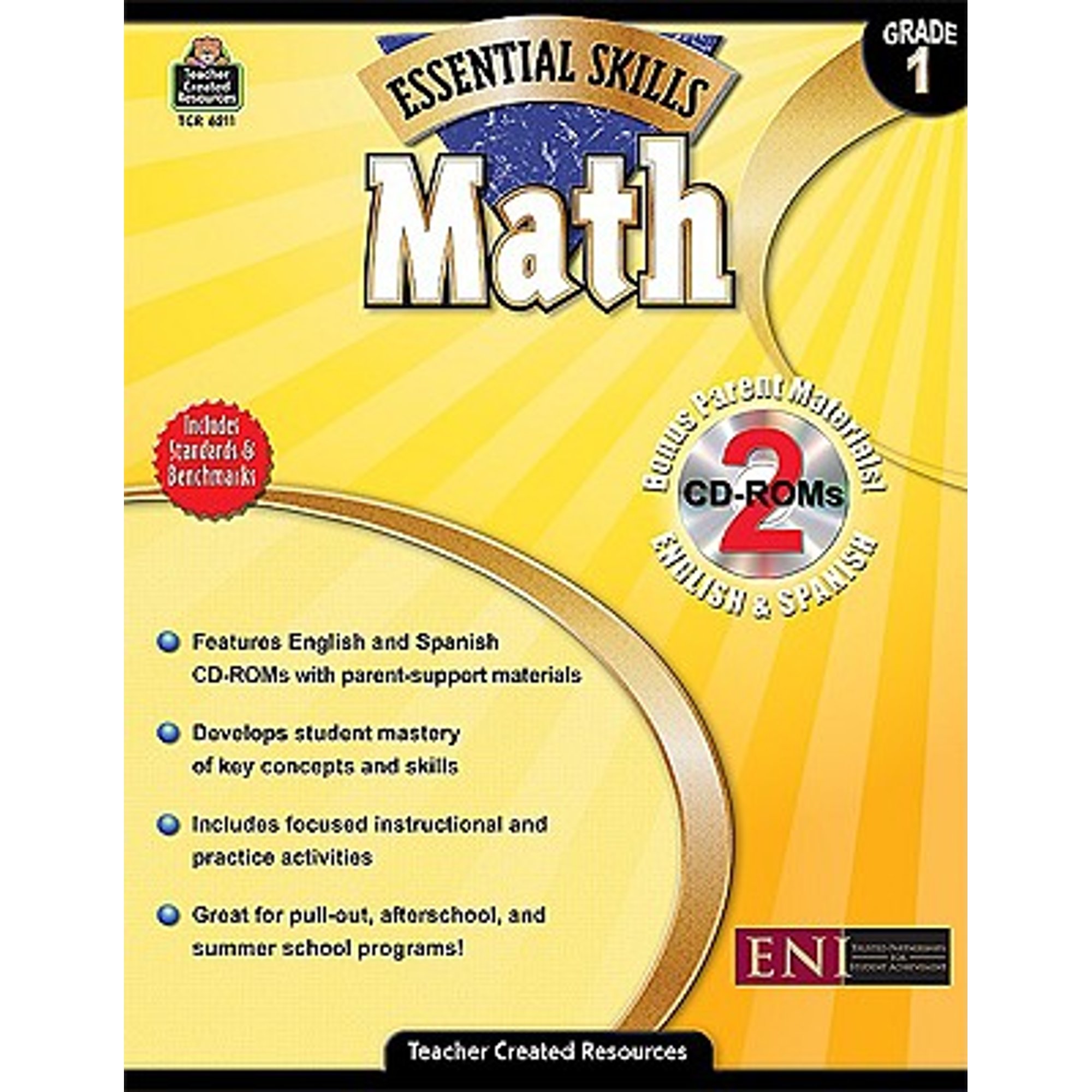 Pre-Owned Math, Grade 1 [With 2 CDROMs] - Walmart.com
