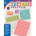 thumbnail image 1 of Pre-Owned Math, Grade 4 (Weekly Practice), 9781483827971, 1483827976, Paperback, Csm edition, 1 of 1