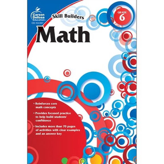 Pre-Owned Math, Grade 6 (Skill Builders) (Paperback) 1936023288