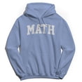 thumbnail image 1 of Math Graphic Light Blue Men's Cotton Pullover Hoodie, 1 of 1