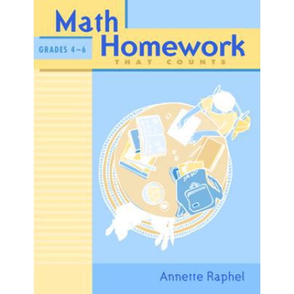 Pre-Owned Math Homework That Counts, Grades 4-6 (Paperback)
