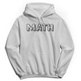 thumbnail image 1 of Math Humor Graphic White Men's Crewneck Sweatshirt Hoodie, 1 of 1
