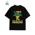 thumbnail image 1 of Math Humor Tee for men funny humor 180G 100% Cotton black work vintage Funny Unisex Shirt Short Sleeve tshirts Trendy Unisex Shirt Graphic tshirts Original Unisex Shirt Crewneck tshirts, 1 of 7