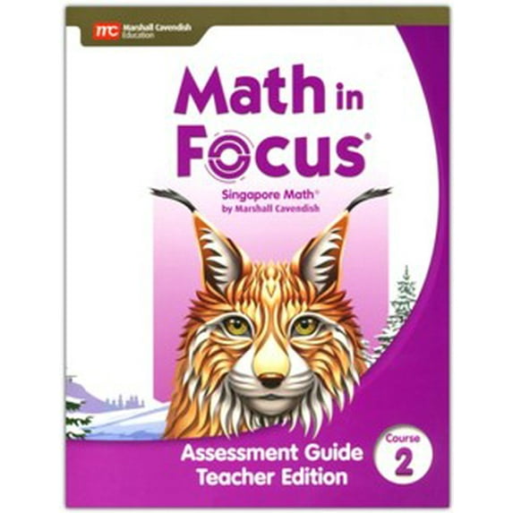 Math In Focus Assessment Guide Teacher Edition Course 2 (Grade 7 ...