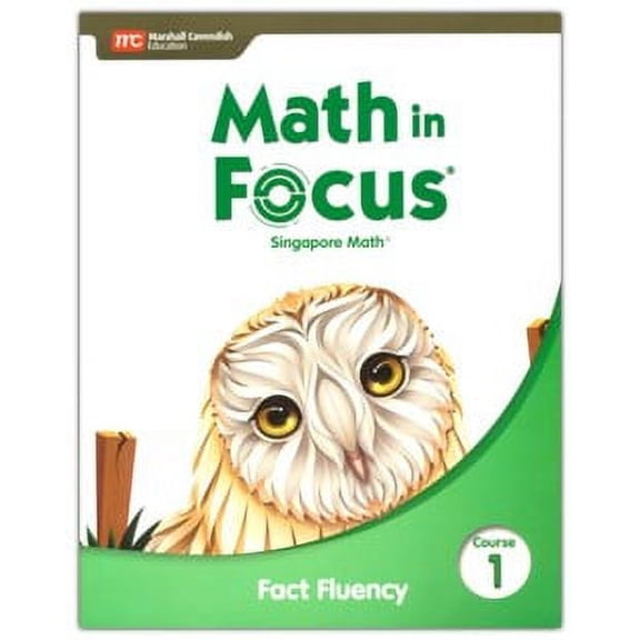 Math In Focus Singapore Math Fact Fluency Course 1 (Grade 6)