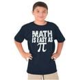 thumbnail image 1 of Math Is Easy As Funny Teacher Nerdy Crewneck T Shirts Boy Girl Teen Brisco Brands L, 1 of 6