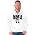 thumbnail image 1 of Math Is Easy As Funny Teacher Nerdy Hoodie Sweatshirt Women Men Brisco Brands M, 1 of 6