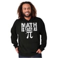 thumbnail image 1 of Math Is Easy As Funny Teacher Nerdy Hoodie Sweatshirt Women Men Brisco Brands S, 1 of 6