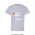 thumbnail image 1 of Math Is Mental Abuse To Humans A Funny Sarcastic Life Quote Unisex T-Shirt, up to size 5XL, 1 of 2
