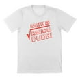 thumbnail image 1 of Math Is Radical Dude Humor Graphic White Mens T-Shirt, 1 of 1