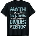 thumbnail image 1 of Math It's all Fun and Games until Someone Divides By Zero T-Shirt, 1 of 3