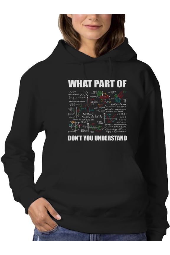 Math Joke Design Women Hoodie, Female Medium