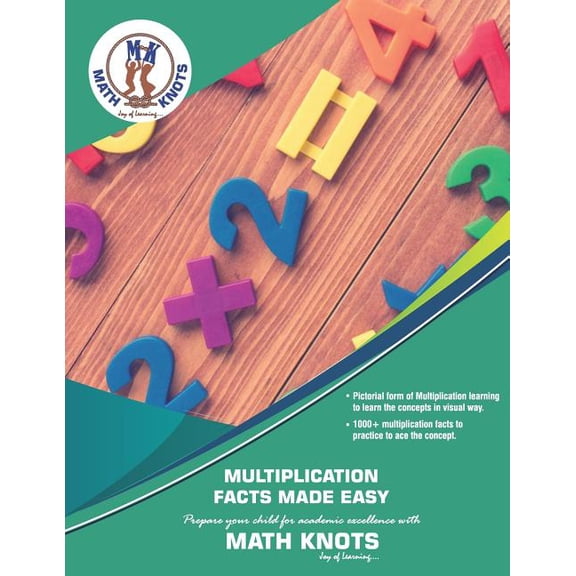 Math-Knots Grade Level Books Multiplication Facts Made Easy, Book 2, (Paperback)