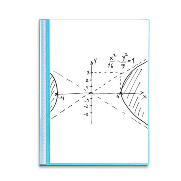 Math Kowledge Hyperbolic Curve Book Sheet Protectors Portfolio Binder Folder