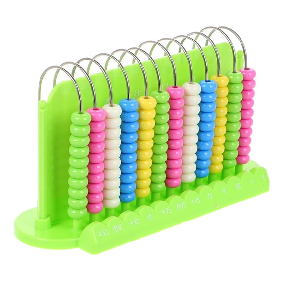 Math Learning Abacus 12 Rods Counting Abacus Educational Kids Calculate Abacus