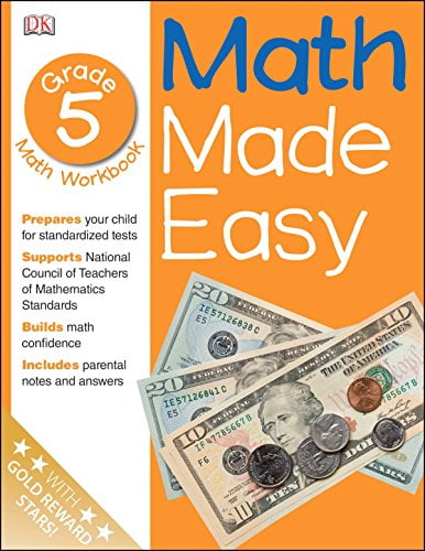 Pre-Owned Math Made Easy: Fifth Grade Workbook Paperback DK Publishing, John Kennedy