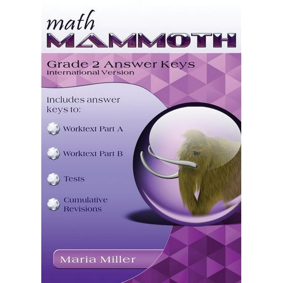 Math Mammoth Grade 2 Answer Keys, International Version, (Paperback)