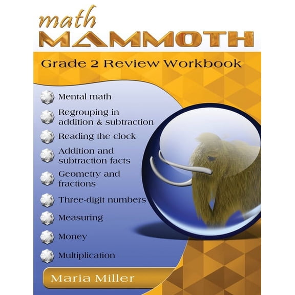 Math Mammoth Grade 2 Review Workbook, (Paperback)