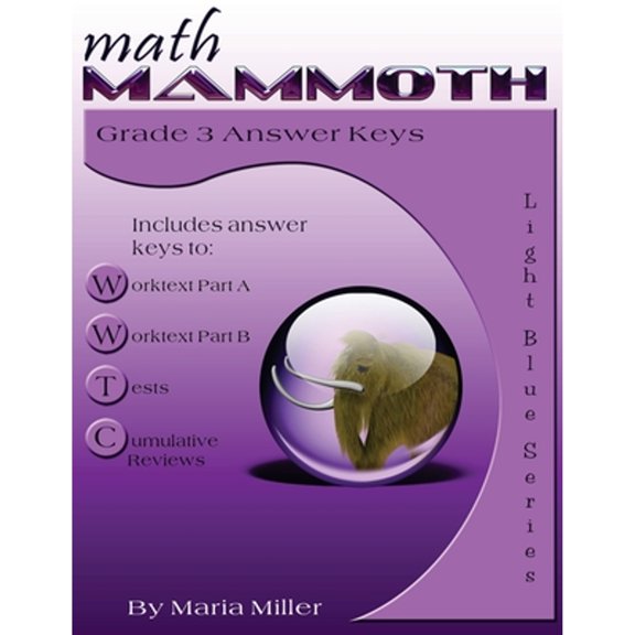 Pre-Owned Math Mammoth Grade 3 Answer Keys, 9781726224291, 1726224295, Paperback, 18-Jan edition