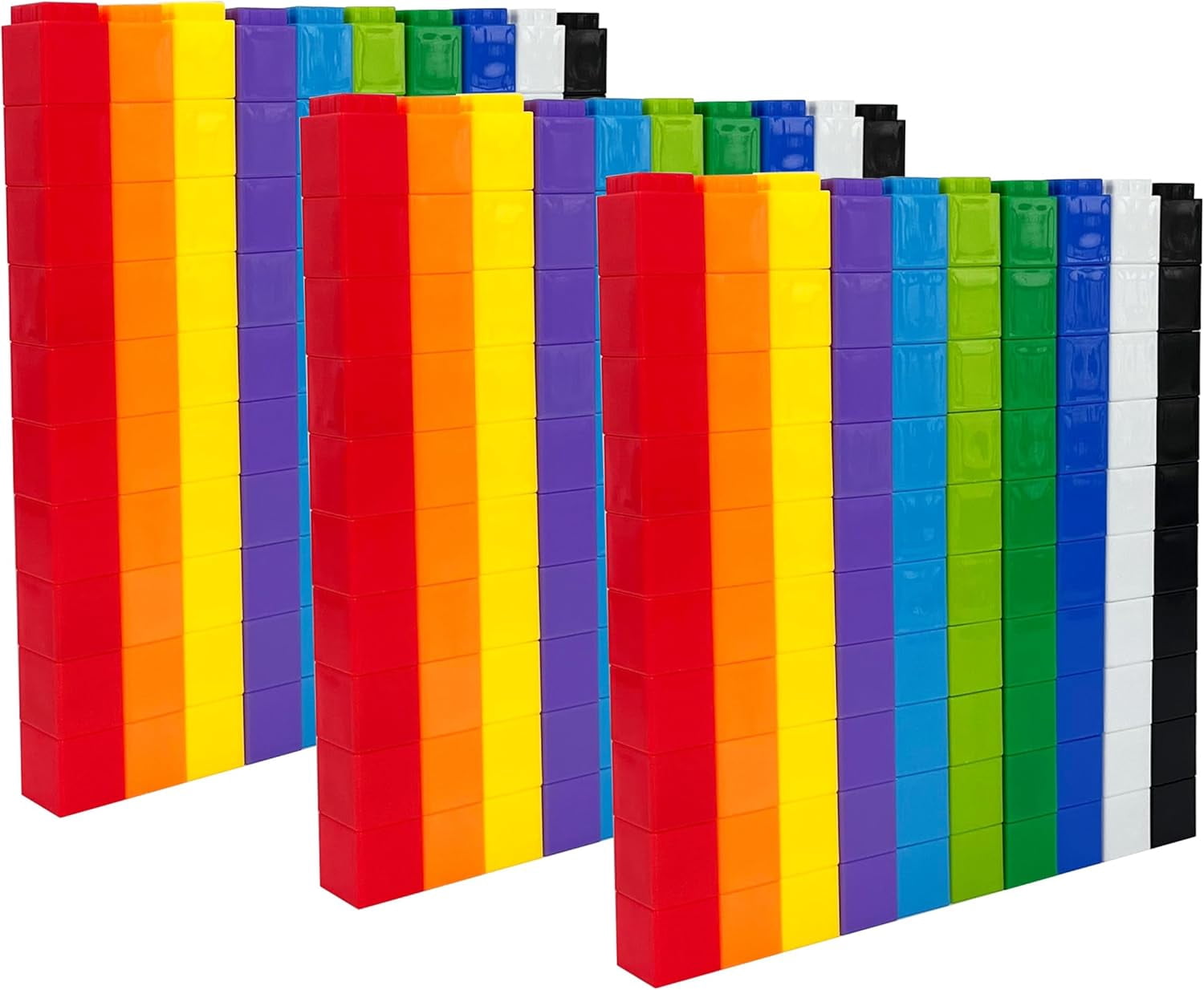 Math Manipulatives Number Blocks Toys For Kids 300 Cubes, Educational ...