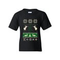 thumbnail image 1 of Math Mathematics Angels Deer Ugly Christmas Funny DT Youth Kids T-Shirt Tee, 1 of 2