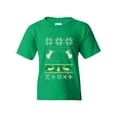 thumbnail image 1 of Math Mathematics Angels Deer Ugly Christmas Funny DT Youth Kids T-Shirt Tee, 1 of 2