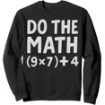 thumbnail image 1 of Math Meme Six Seven Design Funny Number Humor Classroom Inspired Graphic Sweatshirt, up to size 5XL, 1 of 2