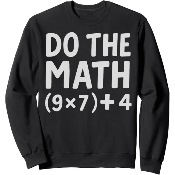 Math Meme Six Seven Design Funny Number Humor Classroom Inspired Graphic Sweatshirt, up to size 5XL