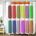 thumbnail image 1 of Math Multiplication Table 1 to 12 Waterproof Polyester Shower Curtain for Bathroom Decor 72x72 inch, 1 of 6