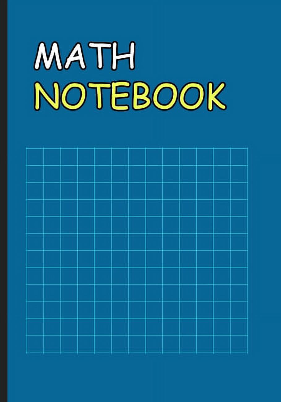 Math Notebook Math and Science Composition Notebook for Students 7X10 in paper, 1 cm Squared