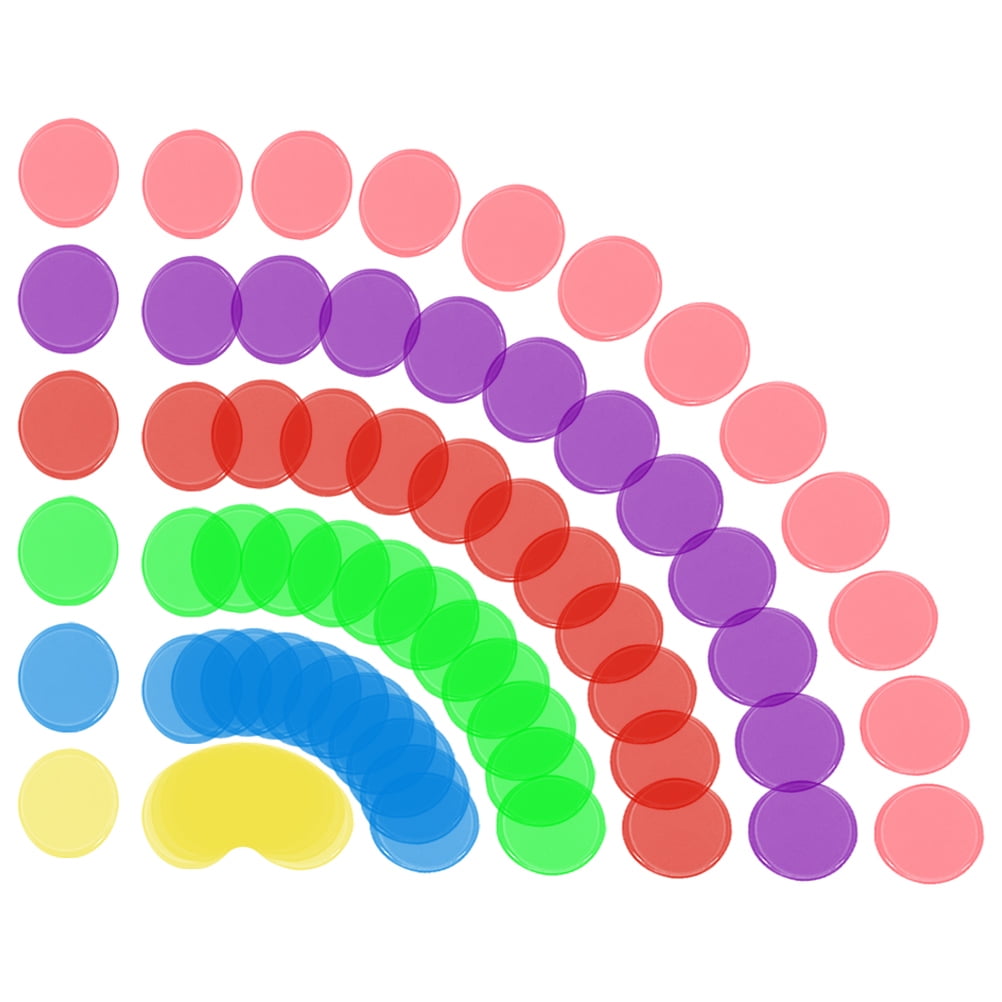 Math Number Chips Plastic Discs 100 Pcs Calculation Early Teaching Aids Puzzle Educational Toys