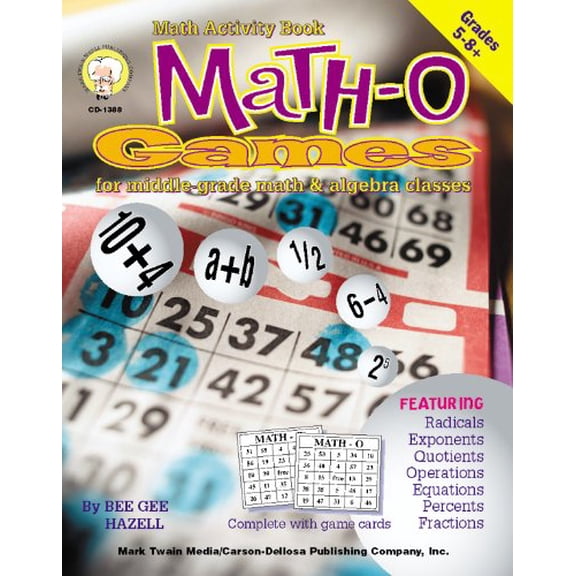 Pre-Owned Math-O Games: For Middle-Grade Math and Algebra Classes (Paperback) 1580371671 9781580371674