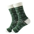 thumbnail image 1 of Math Patterned Socks Size: Adult Medium, 1 of 1