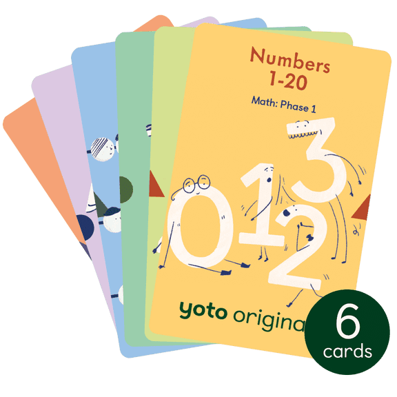 YOTO Math Phase 1 Yoto Original Educational Audio Card for Use with Player, Screen Free