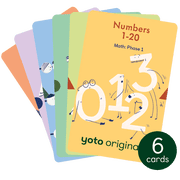 Yoto Math Phase 1 Yoto Original Educational Screen-Free Kids Audio Card Ages 3 and Up
