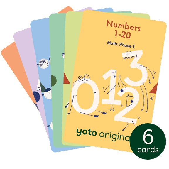 Yoto Math Phase 1 Yoto Original Educational Screen-Free Kids Audio Card Ages 3 and Up