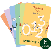 Yoto Math Phase 1 Yoto Original Educational Screen-Free Kids Audio Card Ages 3 and Up