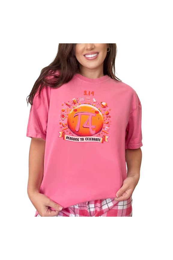 Math Pi Day T-Shirt, Pi Symbol Tee, Geeky Math Lovers Gift, Pi Day Celebration Shirt, Cute Math T-Shirt, Fun Genius Tee, Unique Pi Gift, Crunchberry Comfort Colors T-Shirt, 3XL