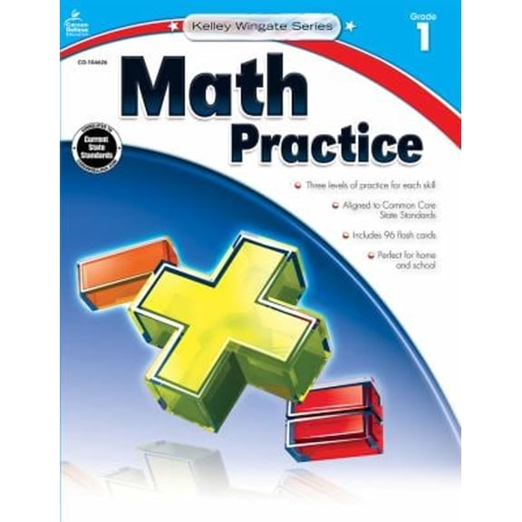 Pre-Owned Math Practice, First Grade (Kelley Wingate) Paperback