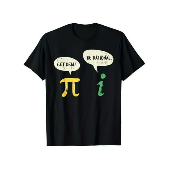 Math Printed men's Cotton Fun T-shirt, Graphic T-shirt Men's outdoor wear, Men's Halloween costume, casual short-sleeved crew neck T-shirt, men's top, teacher gift