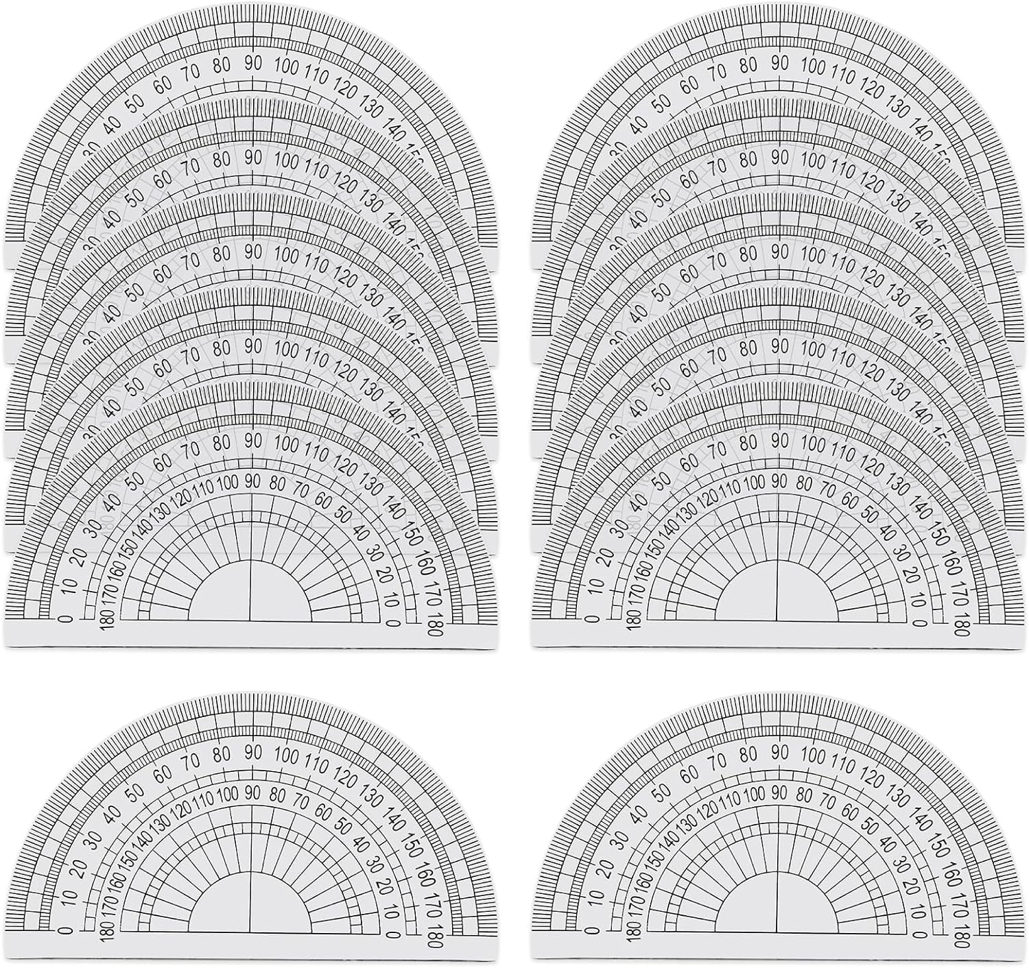 Circular Protractor Printable 360 Degree Protractor | Protractor Master ...