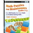 thumbnail image 1 of Pre-Owned Math Puzzles and Brainteasers, Grades 3-5 (Paperback) 0470227192 9780470227190, 1 of 1