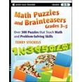 thumbnail image 1 of Math Puzzles and Brainteasers Math Puzzles and Brainteasers, Grades 3-5, Book 2, (Paperback), 1 of 1