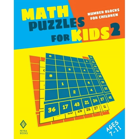 Math Puzzles for Kids 2: Number Blocks for Children, (Paperback)