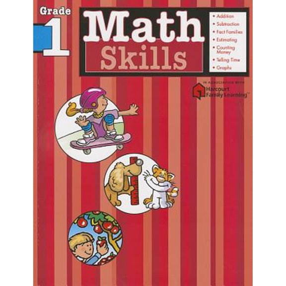 Pre-Owned Math Skills, Grade 1 (Paperback) 1411401069 9781411401068