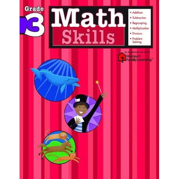 Pre-Owned Math Skills, Grade 3 (Paperback) 1411401085 9781411401082