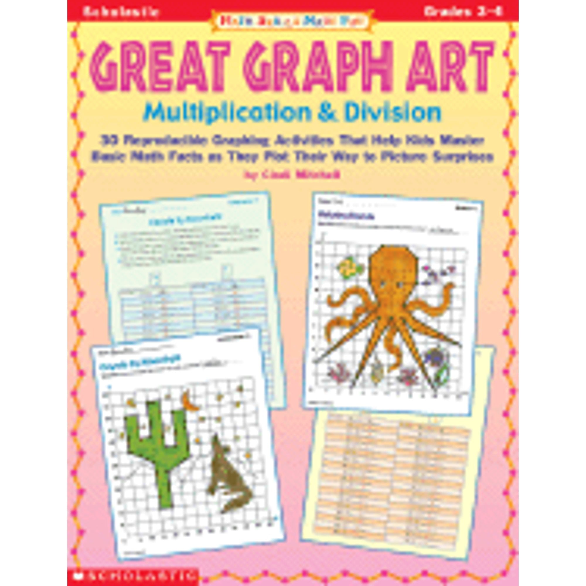 Pre-Owned Math Skills Made Fun: Great Graph Art Multiplication ...