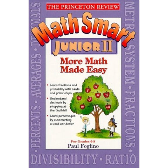 Pre-Owned Math Smart Junior II: More Math Made Easy (Paperback) 0679783776 9780679783770